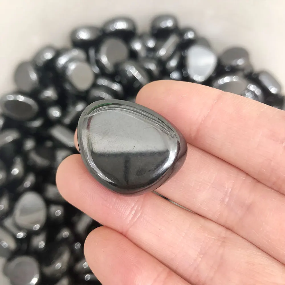 1pc Natural Hematite Tumbled Stone Quartz Crystals Rock Healing Mineral Aquarium Garden Home Room Decoration Polished Energy