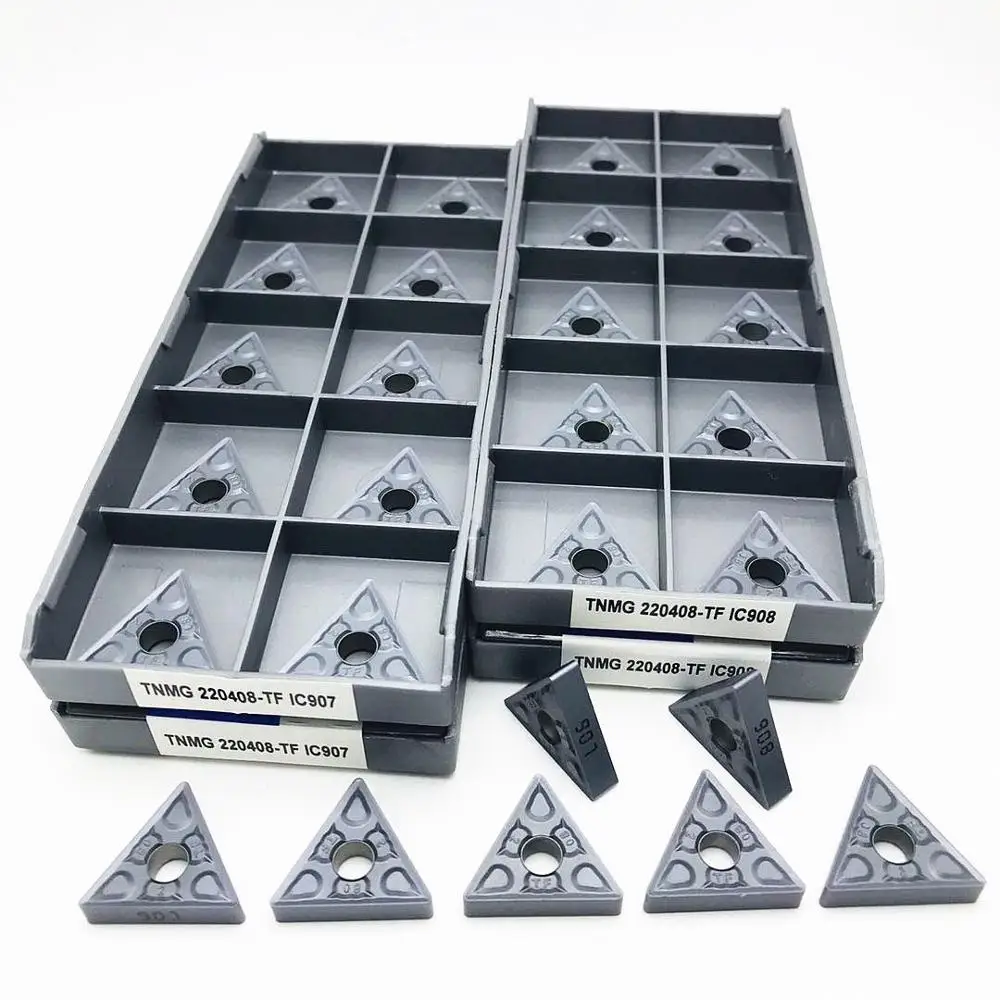 

TNMG220408 TF IC907 / IC908 внешний токарный инструмент карбидная вставка TNMG 220408 токарный инструмент режущий инструмент токарный станок с ЧПУ Запчасти инструмент TNMG