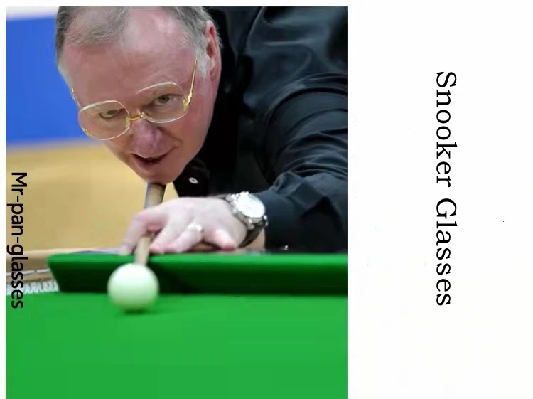 YIMAIRUILI Billard Neun Ball Snooker Brille Breites Sichtfeld Angepasst Myopie/Hyperopie/Astigmatismus Brille Rahmen YS01 – Detail 4