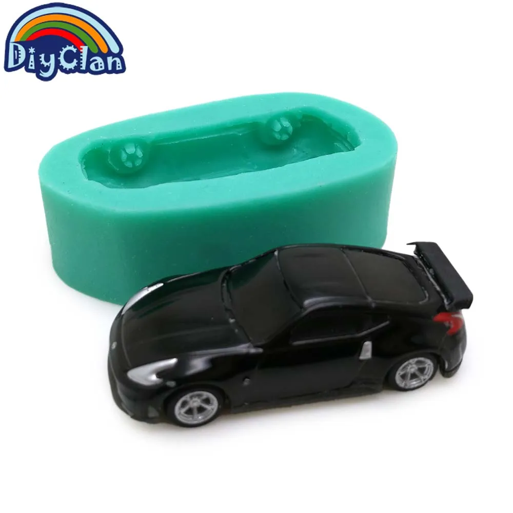 2 Style Simulation Sports Car Silicone Molds For Cake Decorating Chocolate Fondant Mould Resin Polymer Clay Tools