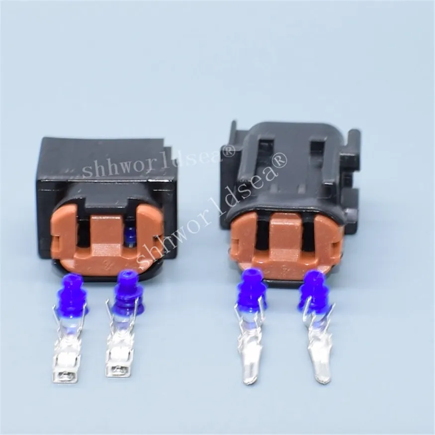 Shhworldsea 2/100Set 2Pin 2.8MM Auto Plastic Housing Plug Electrical Waterproof Cable Wiring Connector 7223-1823-30 7122-1823-30