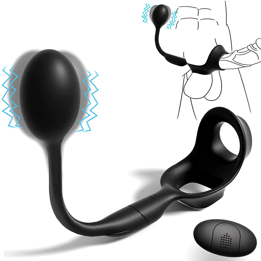 Sexy Toys Cockring for Man Couple Rings Chastity Huge Penis Cock Ring Silicone Butt Plug Anal Vibrator Penisring Toys for Adult