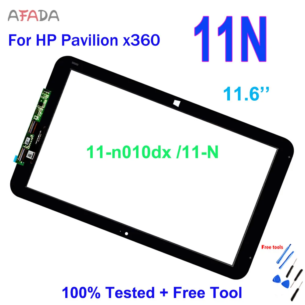 

11.6" Front Glass Touch Digitizer For HP Pavilion X360 11N 11-N 11-n010dx Series Touch Digitizer LCD Display Assembly