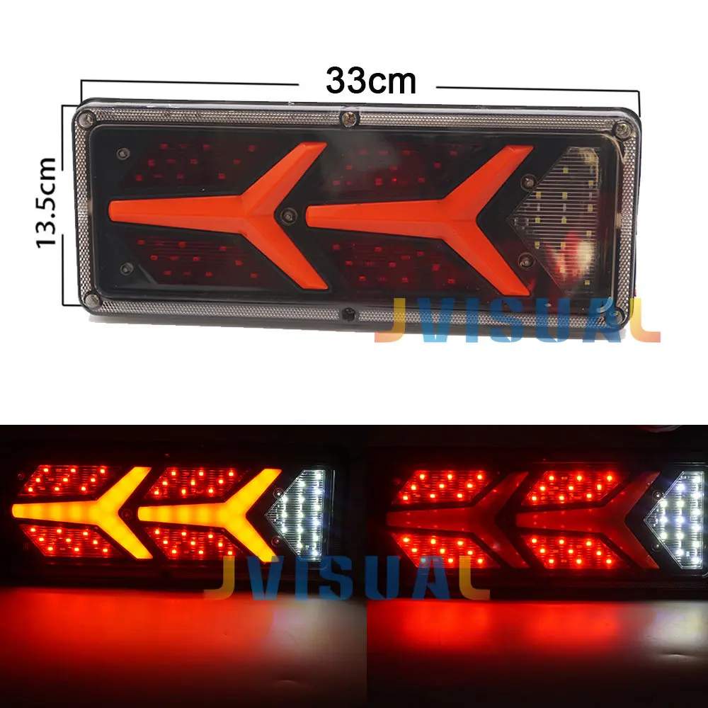 

33cm 12V/24V Truck LED Lighttrailer Warning Light Rear Taillight for Truck Trailer Caravans UTE Camper Fog lamp taillight