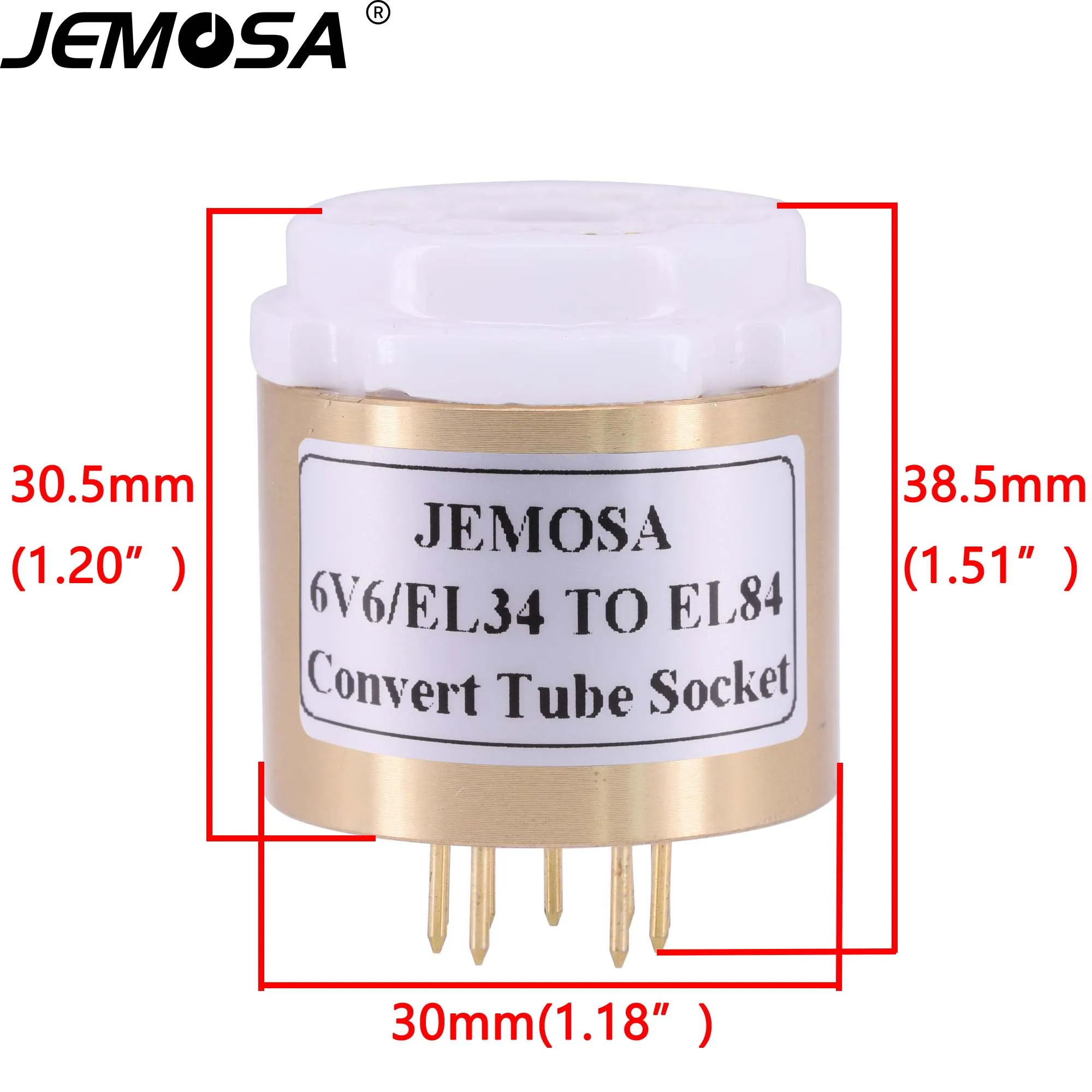 1 قطعة 6V6 6L6 6P3P 6P6P EL34 إلى EL84 6BQ5 6P14 6P15 فراغ أنبوب محول مأخذ التوصيل ايفي الصوت فراغ مُضخّم صوت تحويل المقبس