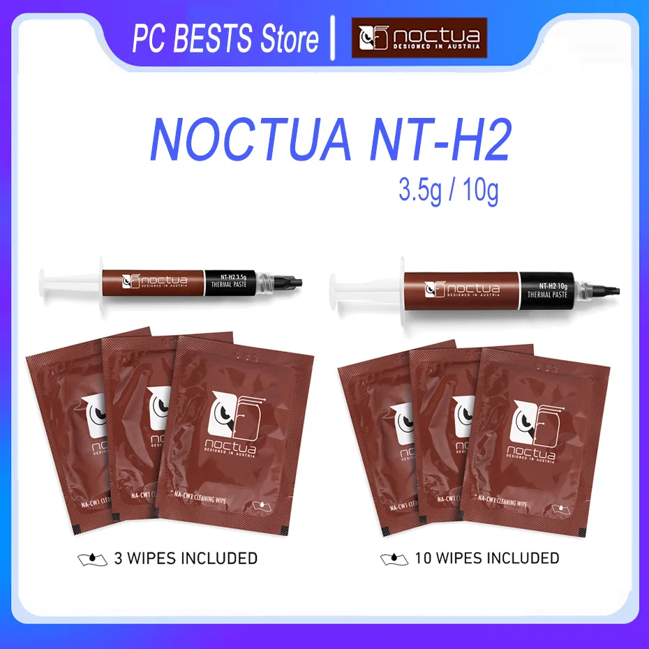 Noctua NT-H2 3.5g/10g Thermal Grease CPU Cooler Graphics Card Thermal Grease Silicone Computer Desktop Notebook GPU Cooling