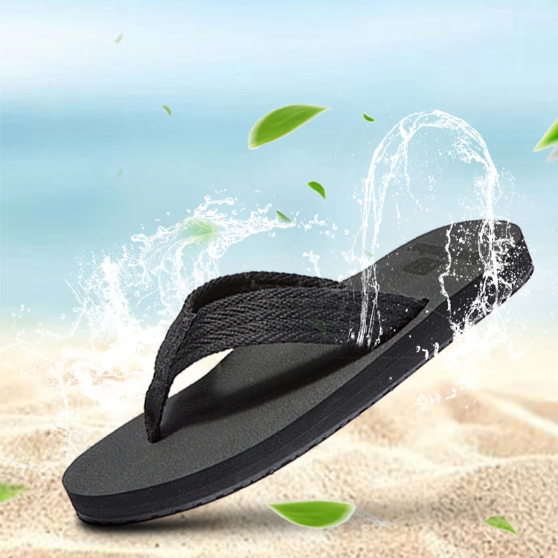 Large Size 49 50 Men Flip Flops Flat Comfortable Men\'s Flip Flops Casual Shoes Summer Beach Sapatos Hembre sapatenis masculino