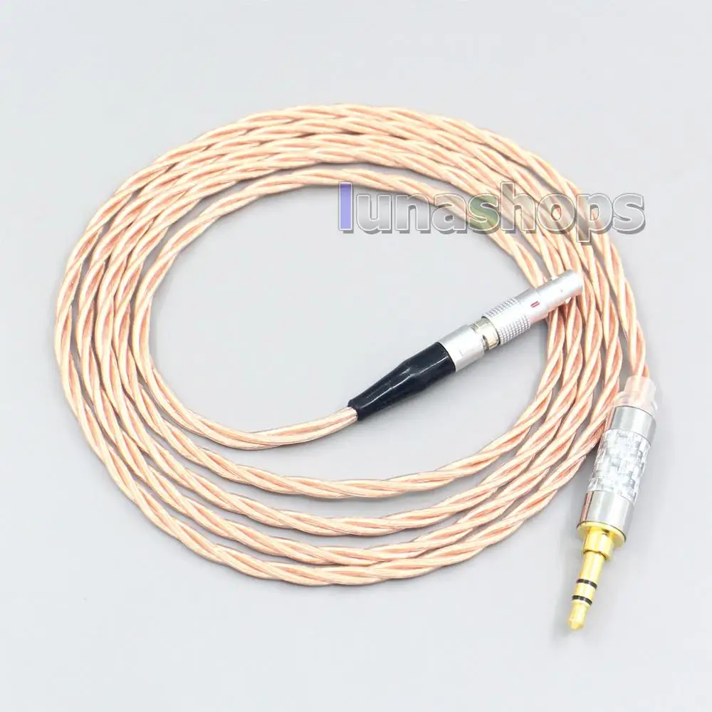 Silver Plated OCC Shielding Coaxial Earphone Cable For AKG K812 K872 Reference Headphone Headset LN007152