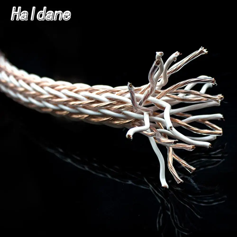 Haldane HIFI 24 Strands12TC Speaker Cable Hi-end Pure OCC DIY Speaker Amplifier CD DVD Player Turntable Speaker Wire Cord