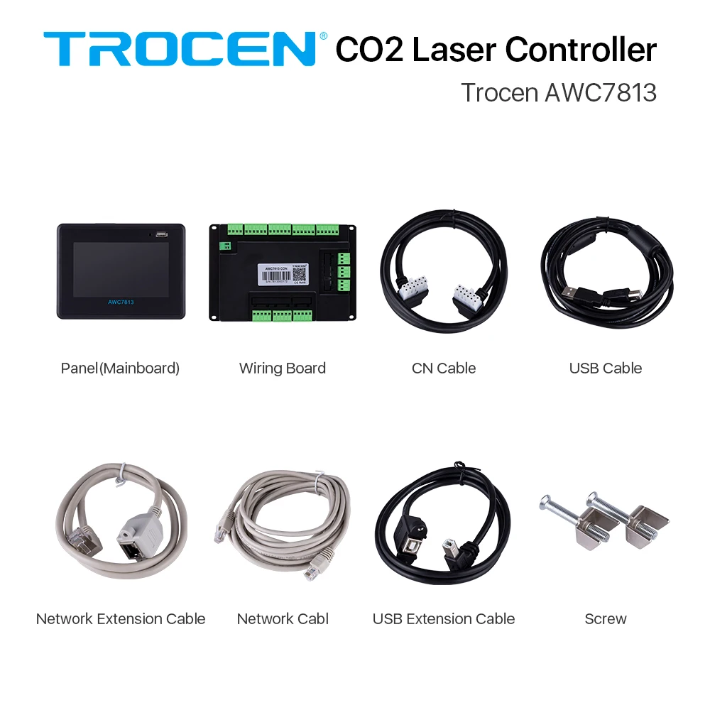Imagem -05 - Trocen Awc7813 Co2 Sistema de Controlador do Laser Dsp para Co2 Gravador do Laser Máquina de Corte Substituir