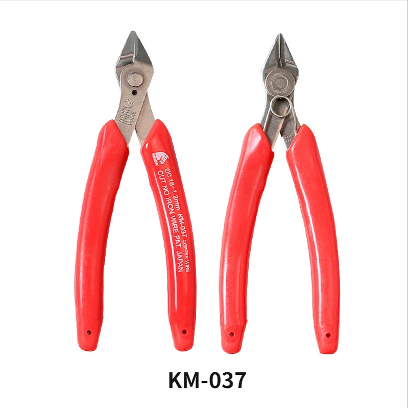 Diagonal Pliers Stainless Steel Electronic Diagonal Pliers Km-037/057/047H Mini Cutting Pliers