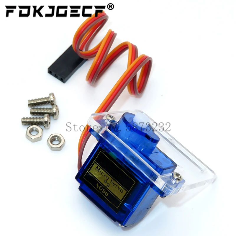 Rc Mini Micro 9g 1.6KG Servo SG90 for RC 250 450 Helicopter Airplane Car Boat For Arduino DIY With Bracket