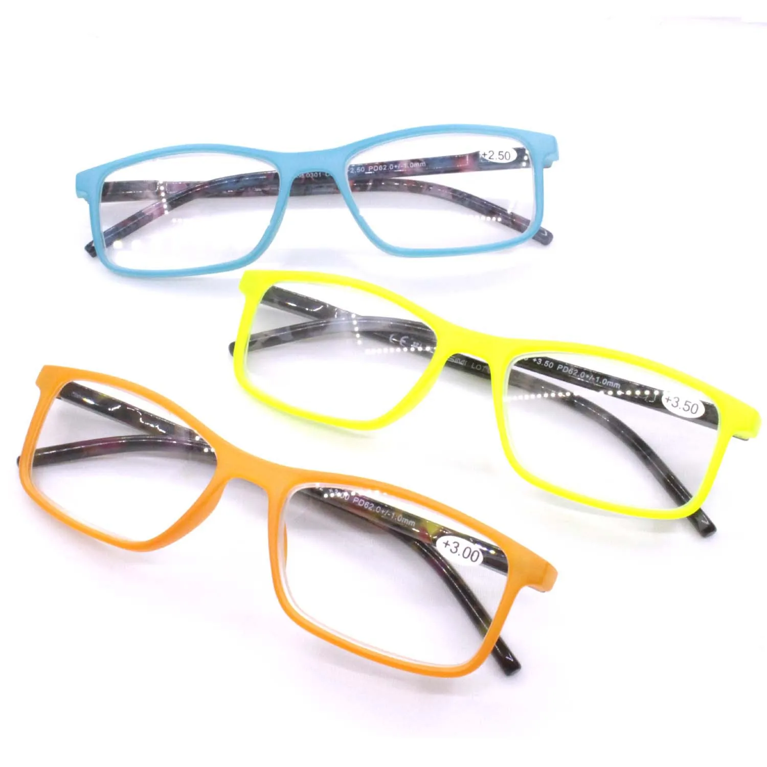 Unisex Men\'s and Ladie\'s Fashion Color Young Trendy Reading Glasses