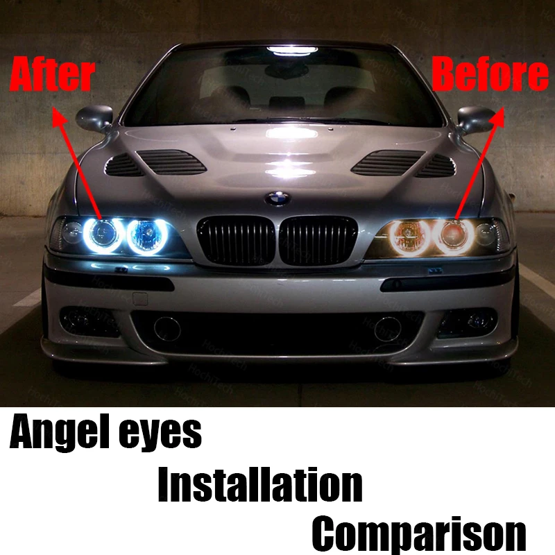 White LED Light Bulb Ultra Bright LED Marker 3200LM h8 / h11 Angel Eyes Marker for BMW 2009-2011 3 Series E90 Sedan (LCI) 160W