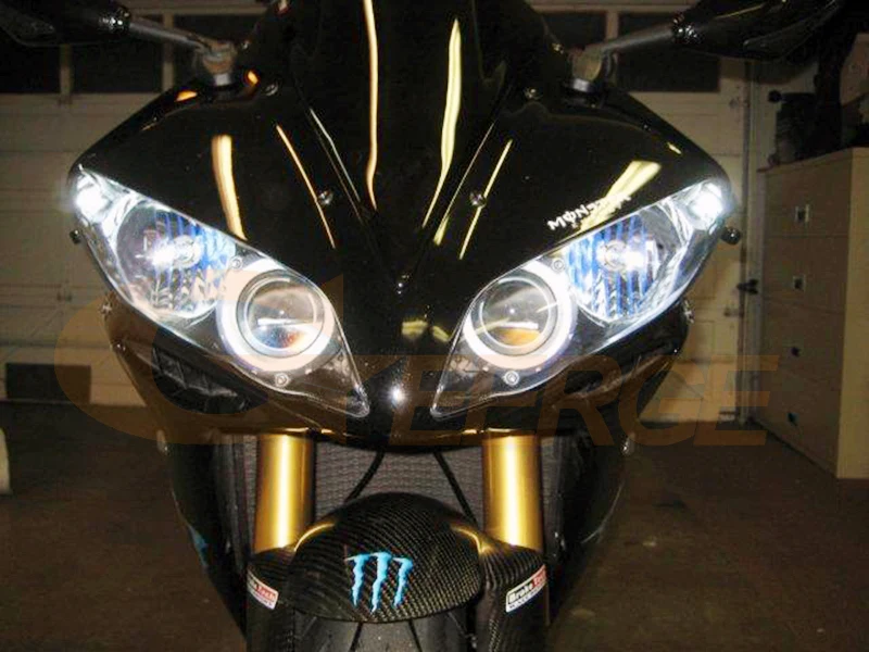 For Yamaha R1 YZF-R1 2004 2005 2006 2007 2008 Excellent Ultra Bright Smd Led Angel Eyes DRL Halo Rings Day Light