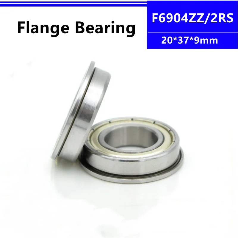 

10pcs/40pcs F6904ZZ F6904-2RS 20*37*9mm flange deep groove ball bearing 20x37x9mm Flanged bearing F6904RS F6904