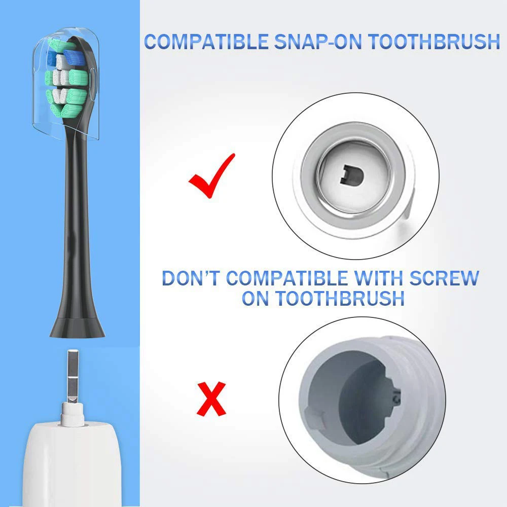 Головки для зубной щетки HX9024 для PH HX3211 HX3281 HX6220 HX6211 HX6231 HX6250 HX6252 HX9322 HX9331 HX9334 HX6252 HX6253 HX6530 ILIPS