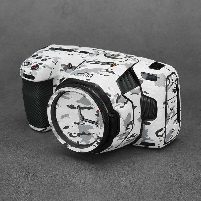 BMPCC 6K المضادة للخدش غطاء تصميم الجلد ل Blackmagic سينما الجيب 6K الجلد لصائق حامي 3M الفينيل معطف التفاف