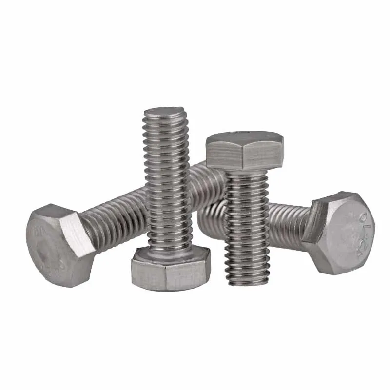M6 M8 304 Stainless Steel External Hexagon Head Bolts A2 Metric Outer Hex Screws DIN933 Length 6mm-220mm