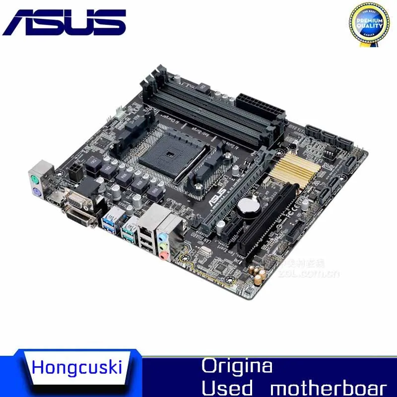 For ASUS A88XM-E/USB 3.1 Used original motherboard Socket FM2+ FM2 DDR3 A88X Desktop Motherboard