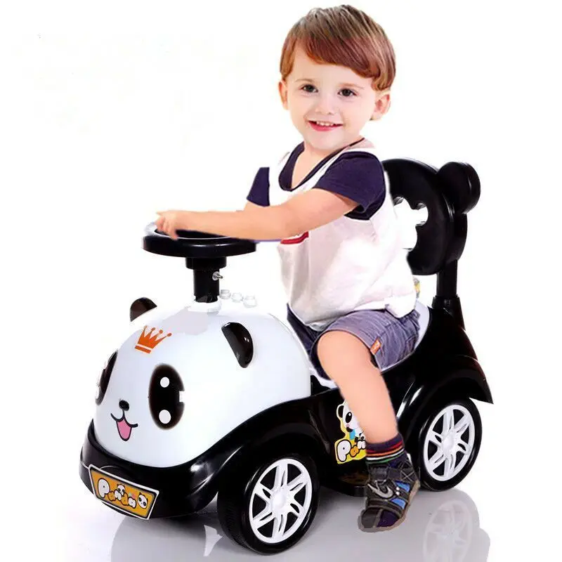 Children\'s twist car 1-3 years old baby scooter with music baby girl and boy four-wheeled can sit on toy scooter yo car gift
