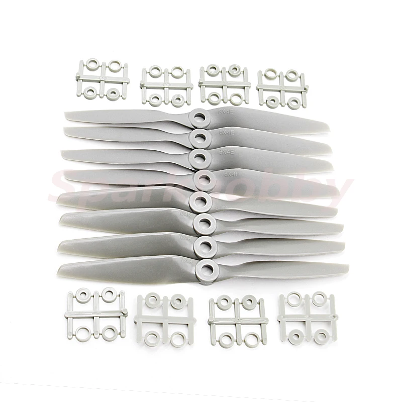 Gemfan-Hélice en nylon 6x4E 6x4R 6040 CW CCW, accessoires pour moteur sans balais KV2200-2450 pour avion RC, pièces Accs, 8 pièces