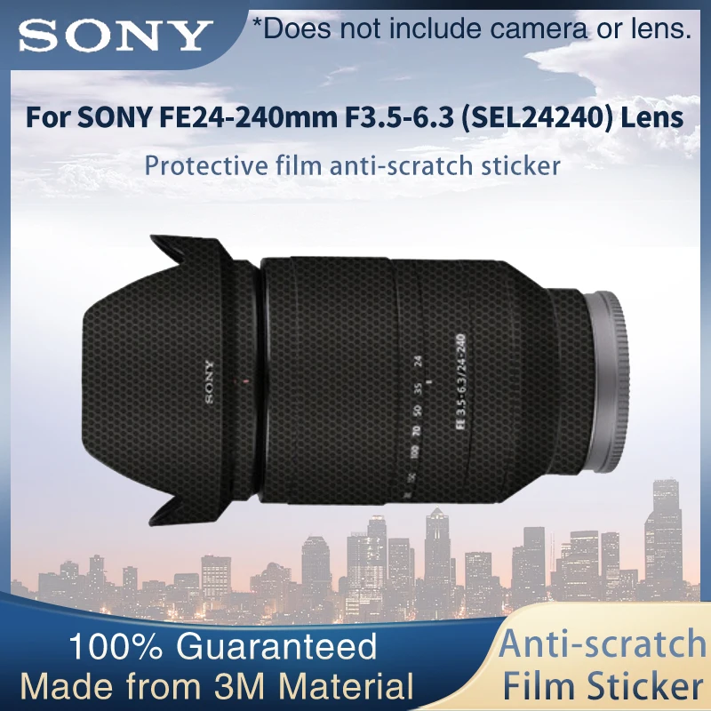 Lens protective film For SONY FE24-240mm F3.5-6.3 (SEL24240) Lens Skin Decal Sticker Wrap Film Anti-scratch Protector Case