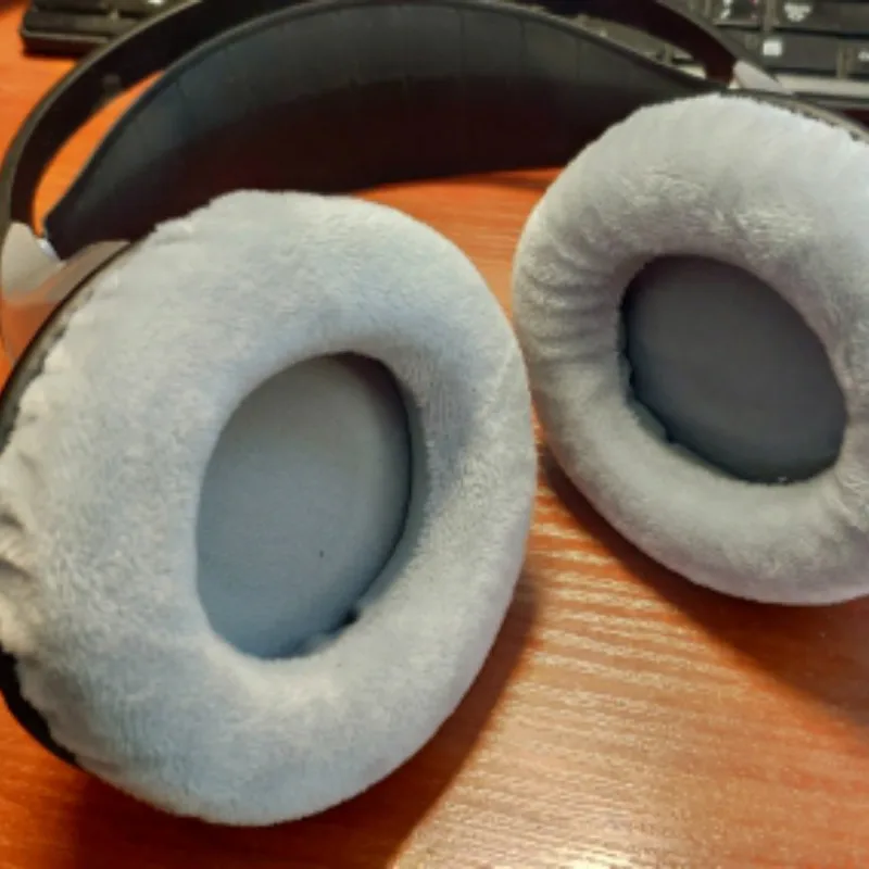 Universal Grey Velvet Ear Pads Cushions 60 65 70 75 80 85 90 95 100 105 110 115 120MM Foam Earpads for SONY Sennheiser Headphone