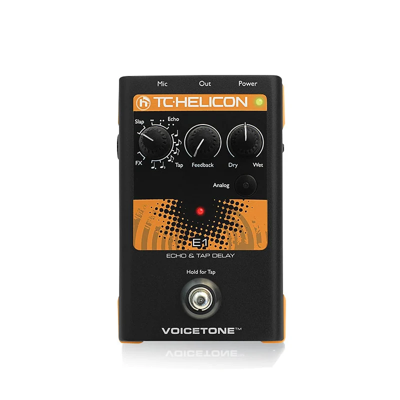 Pedal de efectos de guitarra TC-Helicon VoiceTone E1