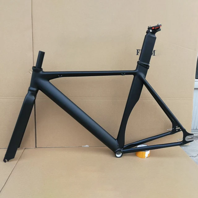 700C 52CM Fixie Bike Frame Aluminum Alloy Low Wind Resistance Muscle Frameset Fixed Gear Track Bike Front Alloy Or Carbon Fork AliExpress