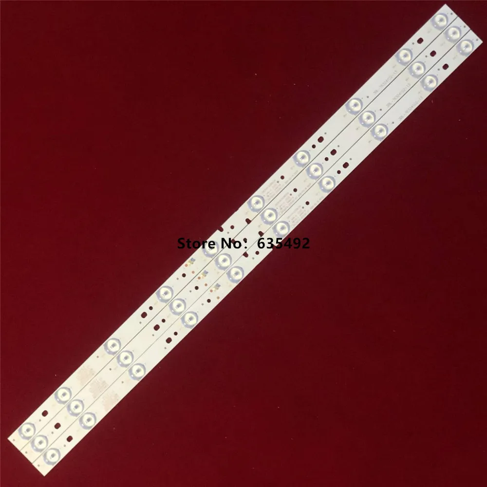 

10PCS LED Strip 10 lamp For 32" TV LE32B9000T 3BL-T6324102-13 HK32D10-ZC21AG-07 K32DLT3H K32DLT3H LE32B3300W 32CE5220H2 32CE5100