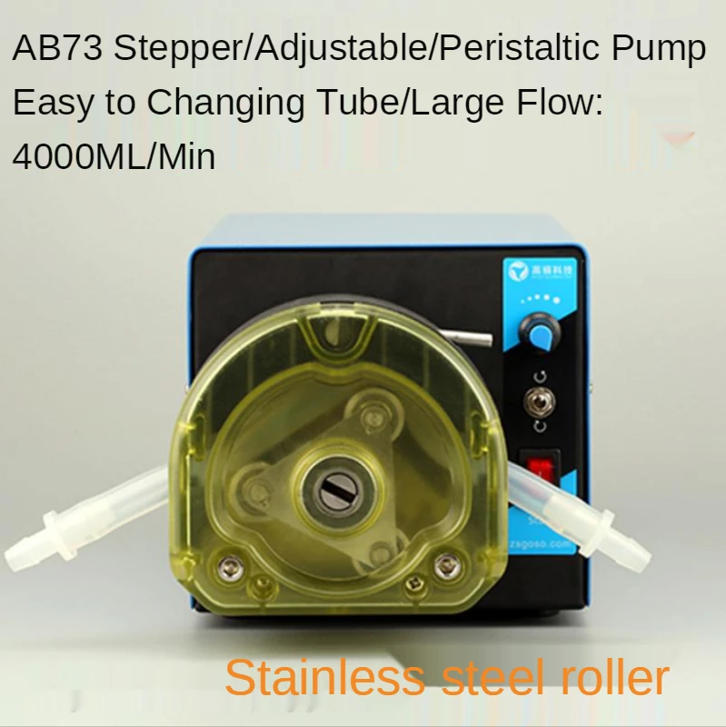 Step-By-Step Adjustable Flow Rate Peristaltic Pump Easy To Install Large Flow Metering Pump Self-Priming Pump Water Pump