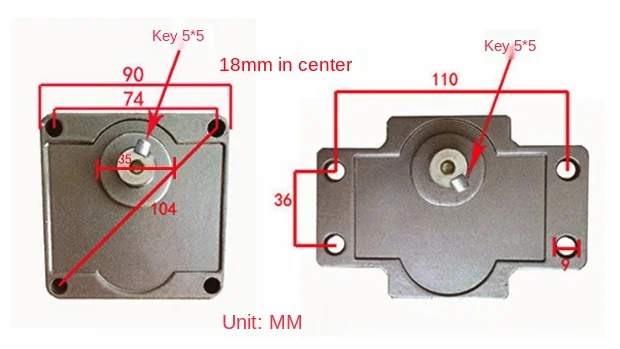 Imagem -04 - Motor de Velocidade ac com Caixa de Redução 120w 220v 5gu3k250k