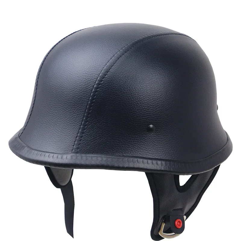 

motorcycle helmet vintage Unisex retro cascos para moto Scooter Cruiser Chopper Motorbike German Half Face Helmets