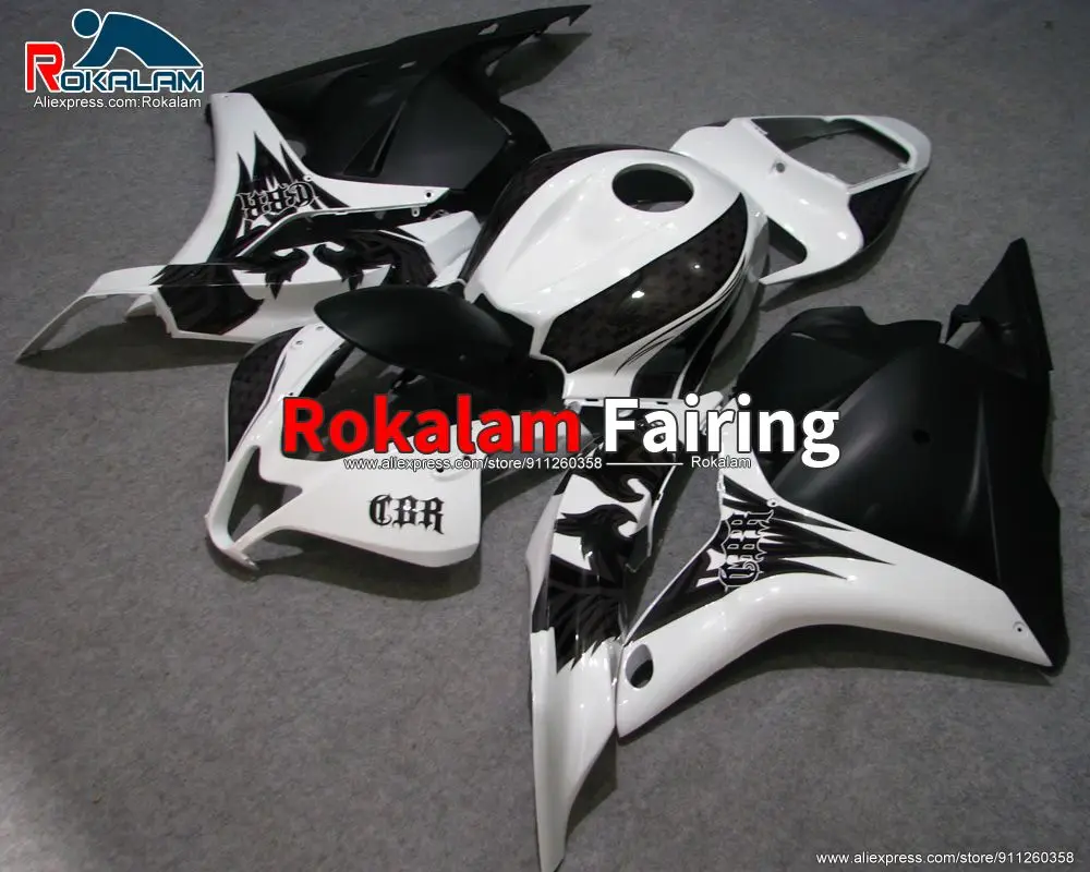 

Fairing Kit For Honda CBR600RR F5 2009 2012 CBR 600RR CBR600 RR 09 12 Black White Motorbike Cowling (Injection Molding)