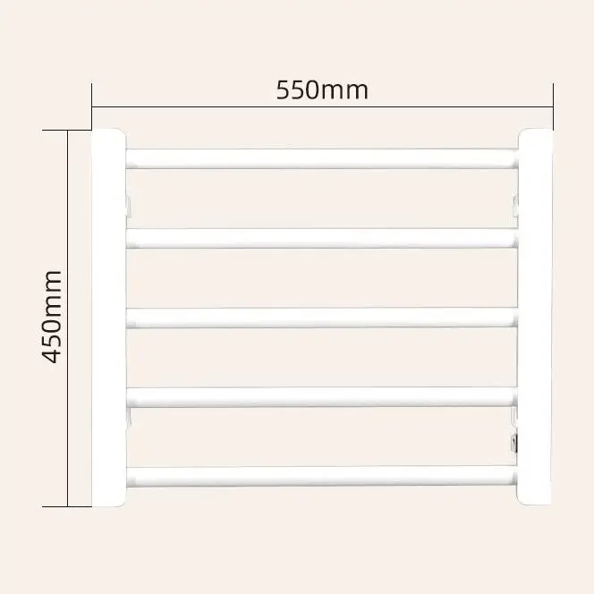 Elektryczny wieszak na ręczniki suszarka do szyny grzałka ciepła półka na akcesoria łazienkowe stała temperatura wodoodporny aluminium MJ13