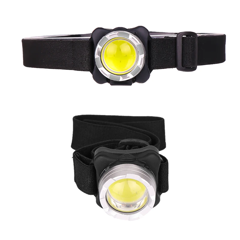 White Red Lighting COB LED Powerful Headlamp Built-in Battery USB Rechargeable Headlight Head Waterproof Lamp Aluminum