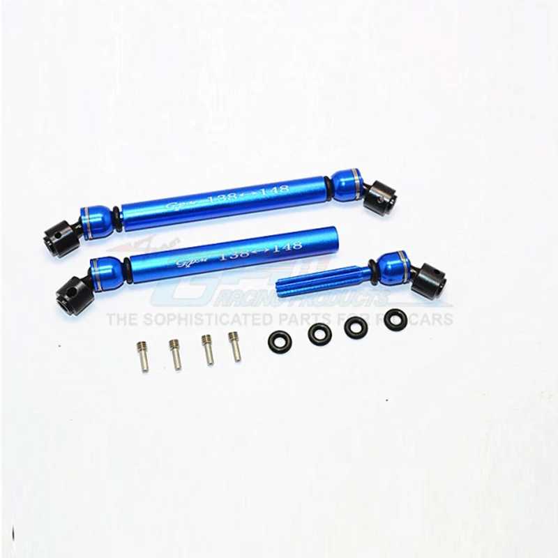 

GPM ALUMINIUM FRONT&REAR CENTER SHAFT WITH STEEL JOINT (138MM-148MM) For AXIAL SMT10 GRAVE DIGGER AX90055 RC Upgrade