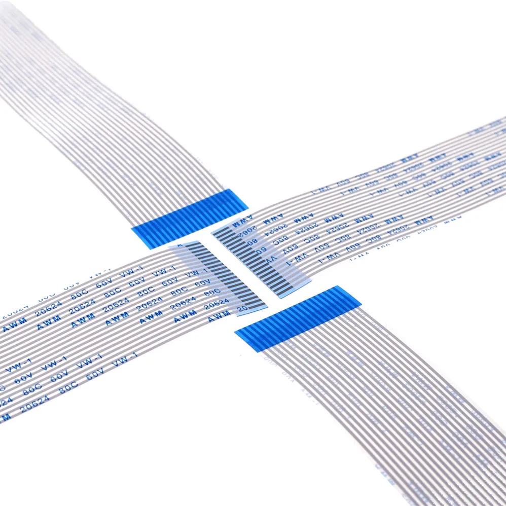 100 個 ffc fpc フレキシブルフラットケーブル 1.25 ミリメートルピッチ 20 ピン 50 75 100 120 150 200 300 450 520 同じ連絡先辺タイプ、