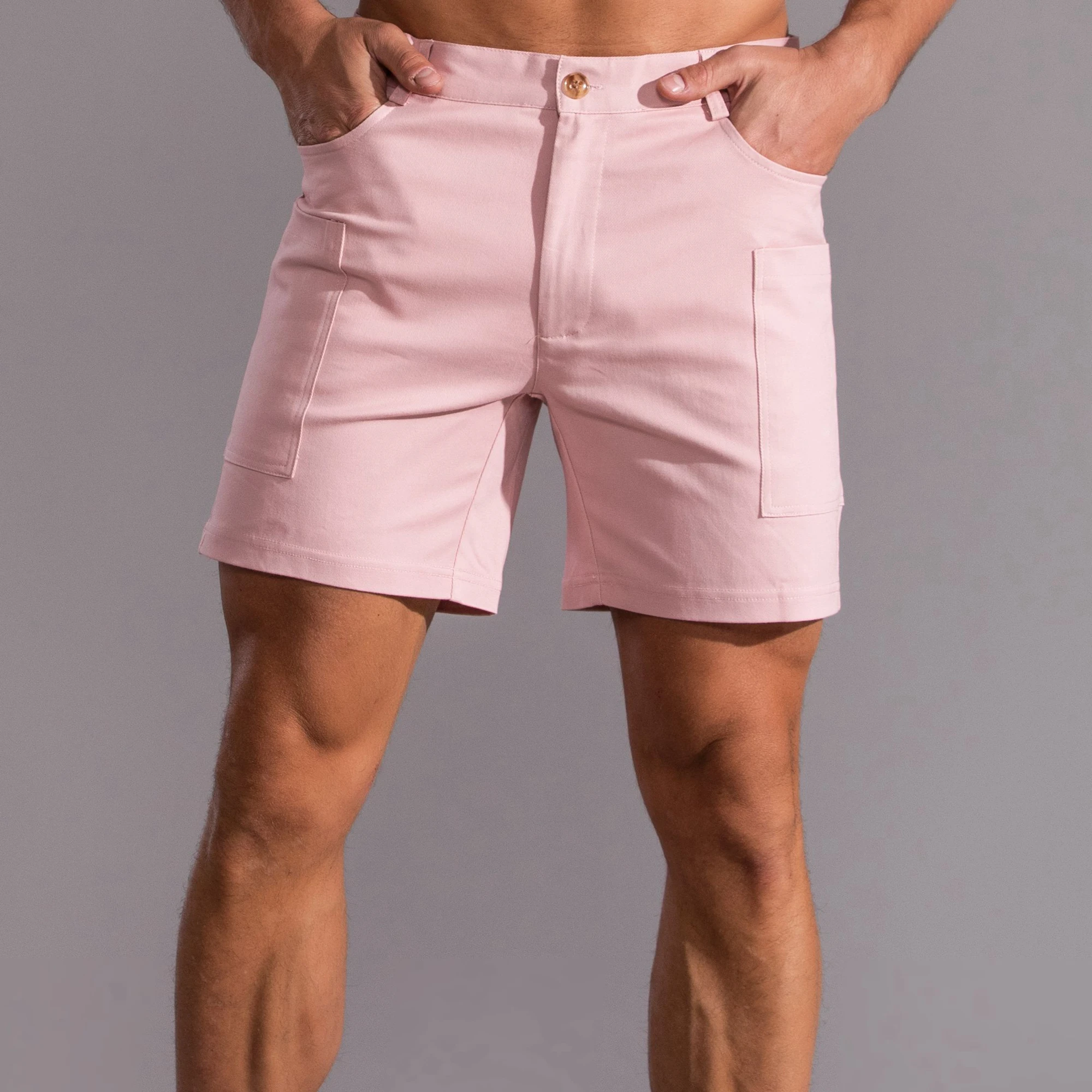 Short Décontracté à Quatre Poches pour Homme, Nouvelle Collection d\'Été