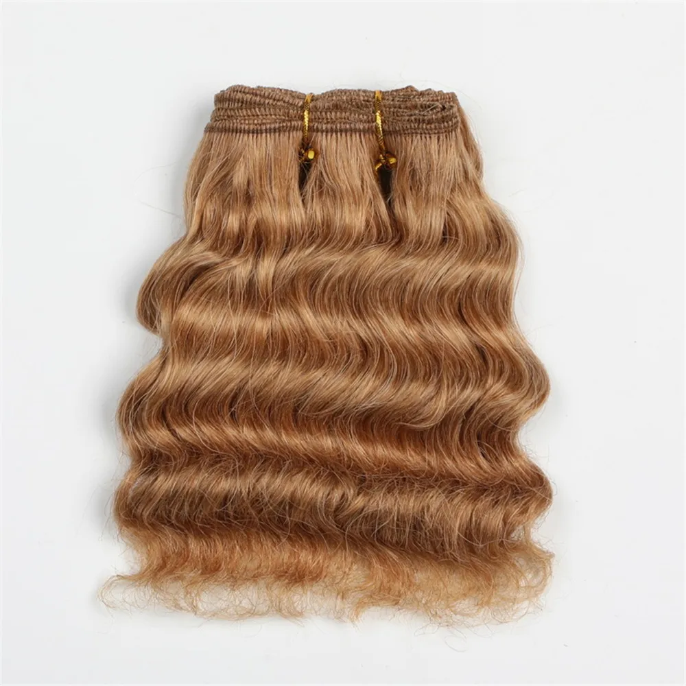 Extensiones de cabello de lana de 15x240CM, tramas de cabello, pelucas de pelo de muñeca de onda profunda multicolor para BJD/SD/muñeca americana, pelucas de muñeca hechas a mano DIY