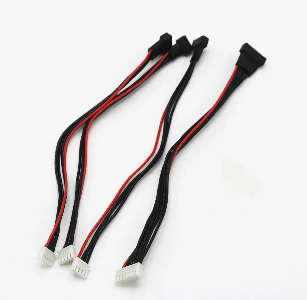 5pcs/lot JST-XH 2S 3S 4S 6S 20cm 22AWG Lipo Balance Wire Extension Charged Cable Lead Cord For RC Lipo Battery