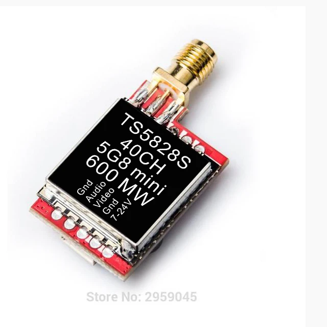 Akk TS5823L/TS5828L 5.8G Fpv Audio Video Zender RP-SMA Vrouwelijke Voor Mini Fpv Quadcopter