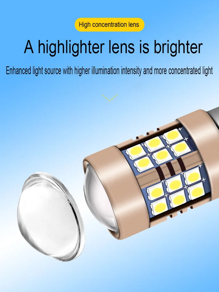 Reversing LED Light Modification Ultra-Bright Car Rogue Reversing Light Bulb Hawkeye Auxiliary Lamp Rear Tail Light T15 T20 1156