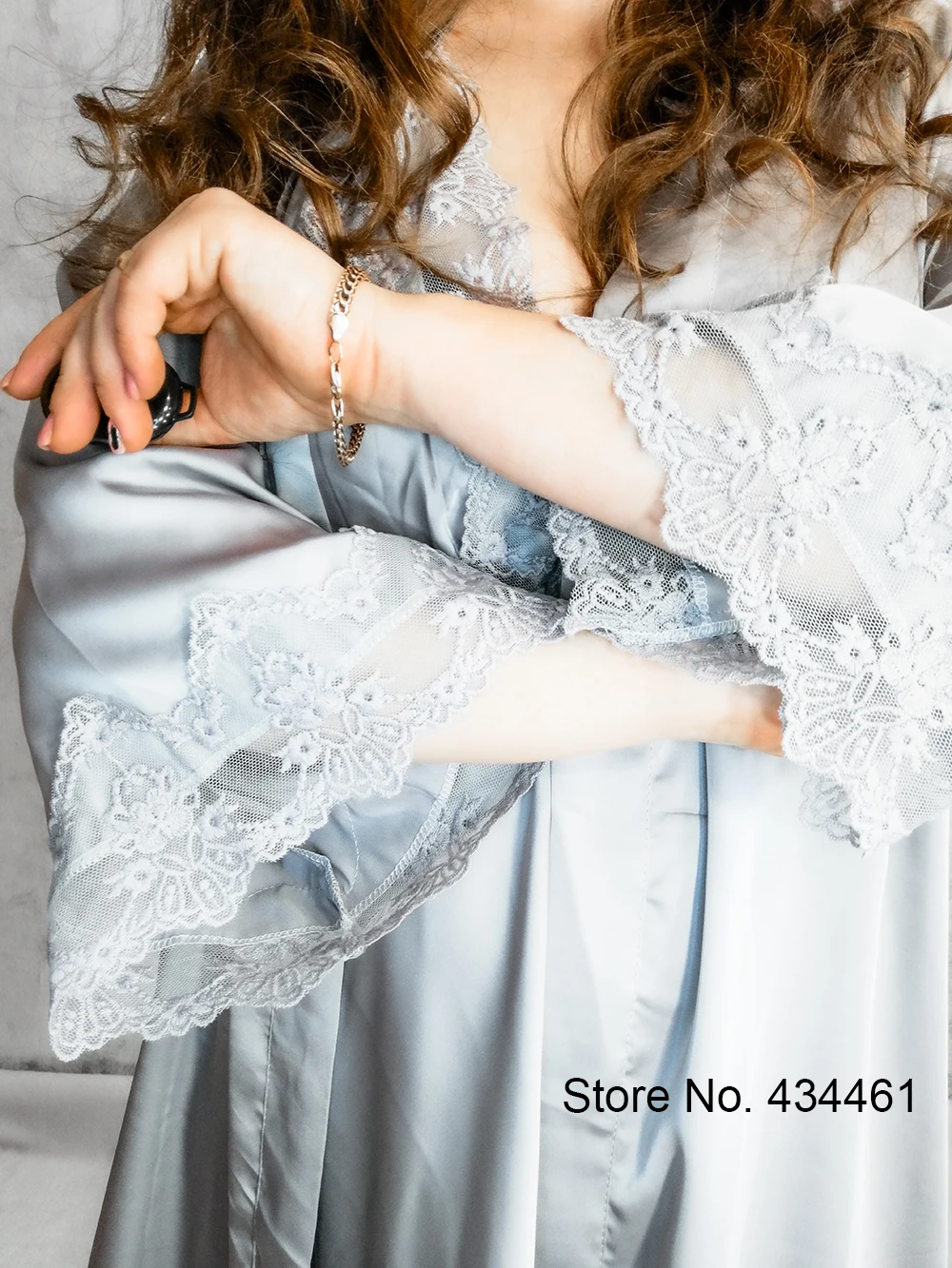 Lace Trim Sexy Wedding Lady Robe Suit Loose Satin Bride Bridesmaid Kimono Bathrobe Gown Mini Sleepwear Rayon Intimate Lingerie