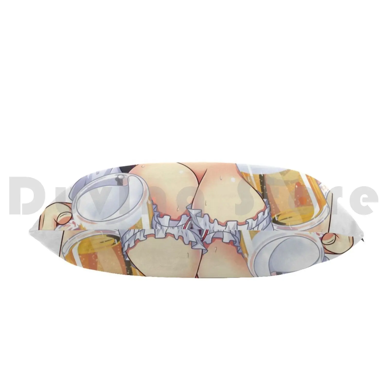 هنتاي إيتشي أنيمي فتاة Eroge البيرة ملصق كيس وسادة مطبوعة 35x50 هنتاي إيتشي أنيمي فتاة Eroge الرسوم المتحركة