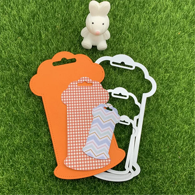 3pcs price tag Apparel  ribbon Wire Metal Cutting Dies Scrapbooking Paper Craft Handmade Card Album Punch Art Cutter Die