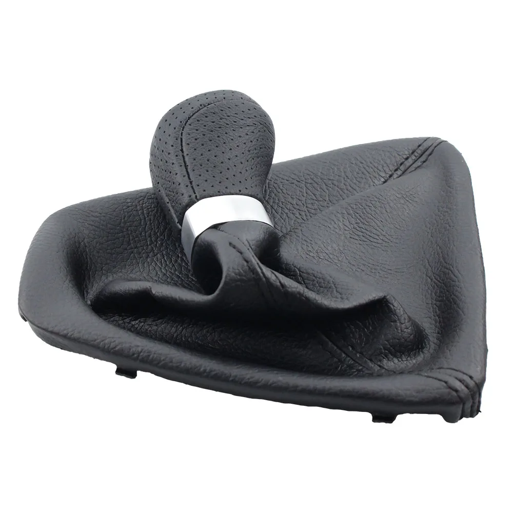 Auto-Schaltknauf, 5 Geschwindigkeiten, 6 Geschwindigkeiten, passend für BMW E90 E91 E92 LHD, manuelles Getriebe, Griffhebel, mit PU-Leder-Stiefel – Detail 5