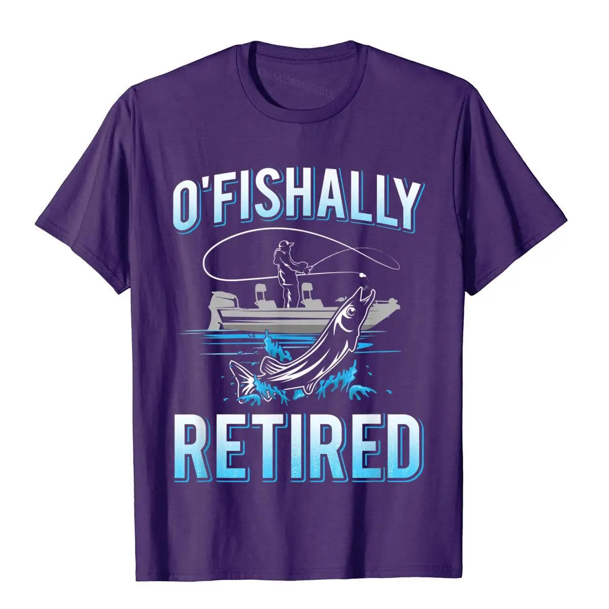 Mens Funny O'fishally Retired Tee For Retired Fishing Men T-Shirt Hot Sale Men's T Shirt Fitness Tops & Tees Cotton Japan Style