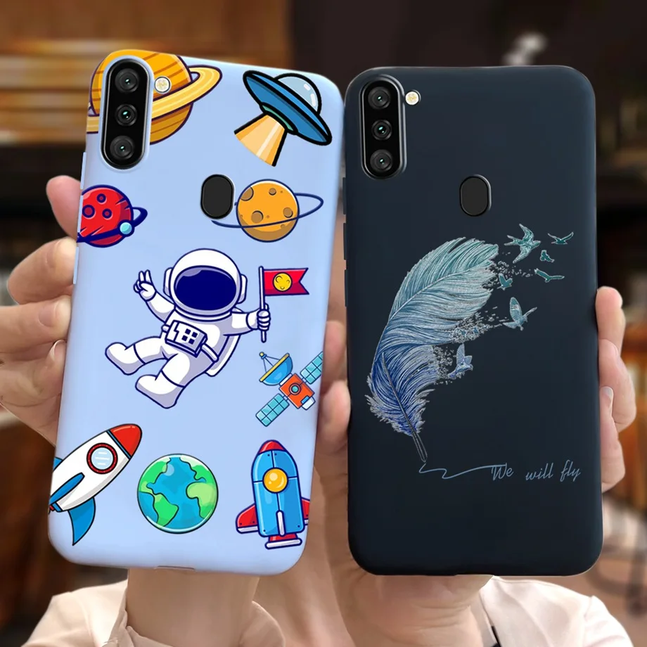 For Samsung Galaxy M11 A11 Case New Fashion Cute  Astronaut Phone Housing For Samsung A11 SM-A115F M115F A 11 M 11 Back Cover